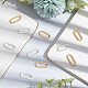 10Pcs 2 Colors Brass Spring Gate Rings(KK-BBC0018-26A)-3