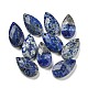 Natural Lapis Lazuli Faceted Pendants(G-Q006-11)-1