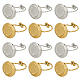12Pcs 2 Colors 304 Stainless Steel Open Cuff Ring Component(STAS-SC0007-88)-1