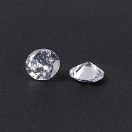 Clear Grade A Diamond Shaped Cubic Zirconia Cabochons, Faceted, 5x3mm(X-ZIRC-M002-5mm-007)