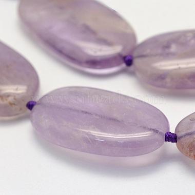Chapelets de perles en amétrine naturelle(G-G695-07)-3