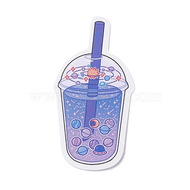 Colorful Bubble Tea Pearl Milk Tea Stickers(DIY-A025-01)-3