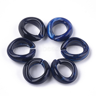 20mm DarkBlue Ring Acrylic Linking Rings