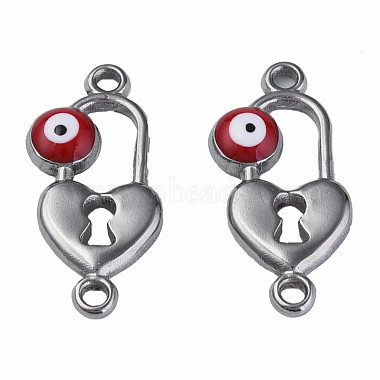 304 Stainless Steel Enamel Connector Charms(STAS-N087-65-01P)-2