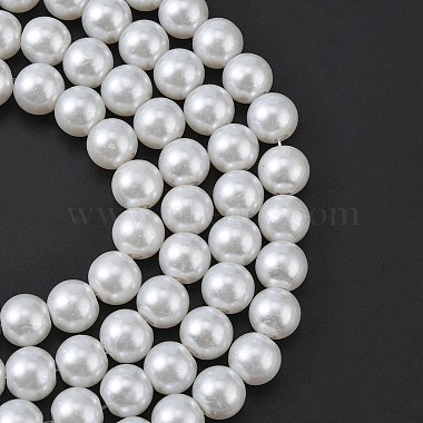 Glass Pearl Beads Strands(HY-10D-B01-1)-3