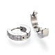 304 Stainless Steel Huggie Hoop Earrings(EJEW-L252-036P)-2