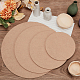 Medium Density Fiberboard (MDF) Portable Clay Wedging Board with Built(AJEW-WH0348-383)-5