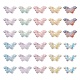 80Pcs 10 Style AB Color Plated & Spray Painted & Transparent Glass Beads(GLAA-FS0001-16)-2