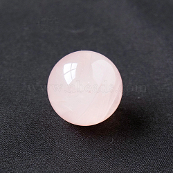 Natural Rose Quartz Home Display Decorations, Sphere Ball Energy Stone Ornaments, 20mm(G-PW0007-123B)