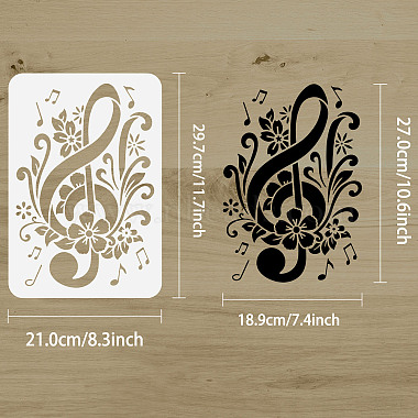 Plastic Drawing Painting Stencils Templates(DIY-WH0396-0048)-2