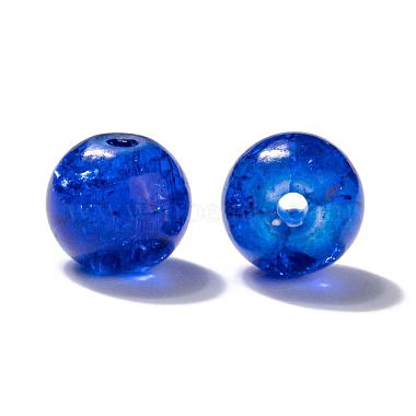 Perles de verre craquelé peintes(DGLA-X0006-8mm-03)-3