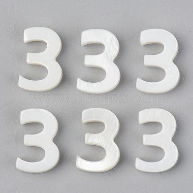 Number Freshwater Shell Beads