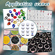 Column Plastic Loose Diamond Storage Screw Top Foam Gem Jars(CON-HY0001-04A)-7