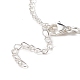 Shell Pearl Beaded Lariat Necklace(NJEW-TA00062)-6