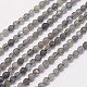 Faceted Round Natural Labradorite Bead Strands(X-G-I156-03-4mm)-1