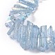 Natural Quartz Crystal Points Beads Strands(G-K181-B25)-3