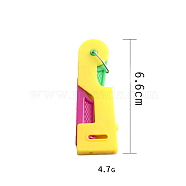 Plastic Needle Threaders, Mixed Color, 66mm(PW-WG40554-01)