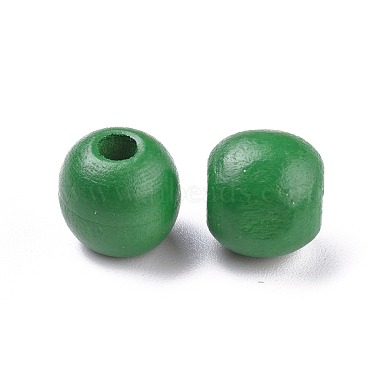 Dyed Natural Wood Beads(WOOD-R249-046)-2