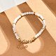 304 Stainless Steel Beaded Bracelets for Women(BJEW-M056-08G-01)-5