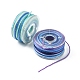25 Rolls 25 Colors Round Segment Dyed Waxed Polyester Thread String(YC-YW0001-02C)-4