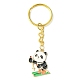 Sport Panda Alloy Enamel Pendants Keychain(KEYC-JKC00501)-3