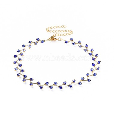 Glass Beads Choker Necklaces(NJEW-JN02500-02)-2