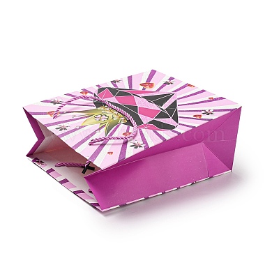 4 Colors Valentine's Day Love Paper Gift Bags(CARB-D014-01G)-3