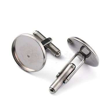 304 Stainless Steel Cuff Buttons(STAS-Z015-33E)-2