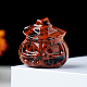 Halloween Natural Mahogany Obsidian Home Display Decorations(G-PW0004-53E-01)-1