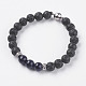 Natural Lava Rock Beads Stretch Bracelets(BJEW-I241-12M)-1