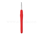TPR Handle Aluminum Crochet Hook Needles, Mixed Color, 140x13.5mm, Pin: 4.5mm(TOOL-K016-05F)