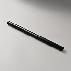 PCV Plastic Hollow Round Tubes, Black, 350x20.5mm(FIND-WH0165-36B)
