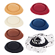 6Pcs 6 Colors EVA Cloth Teardrop Fascinator Hat Base for Millinery(AJEW-FG0003-20)-1