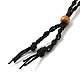Geflochtene Makramee-Beutel-Halskette aus Wachsseil herstellen(NJEW-J007-08)-3