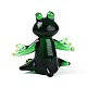 Handmade Lampwork Frog Display Decorations(LAMP-N028-30)-2
