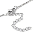 Ion Plating(IP) 304 Stainless Steel Pendant Necklaces(NJEW-P286-01P)-3