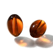 K9 Glass, Imitation Austrian Crystal Beads, Oval, Faceted, Chocolate, 11x8mm, Hole: 1.8mm(GLAA-R003-01S)