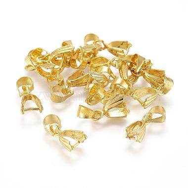 Golden Brass Ice Pick Pinch Bails(X-KK-E143-G)-3