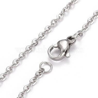 Non-Tarnish 304 Stainless Steel Pendant Necklaces(NJEW-Z004-05P)-3