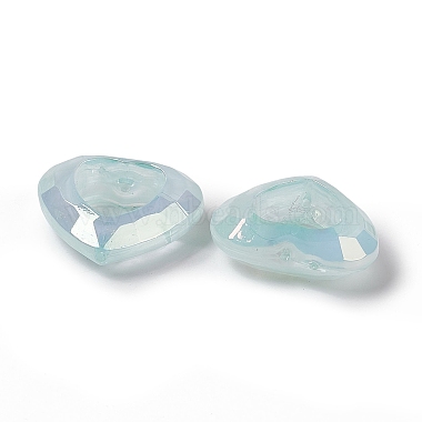placage uv cadres de perles acryliques irisées arc-en-ciel(PACR-M003-04E)-3