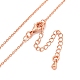 Brass Cable Chain Necklaces for Women(NJEW-G084-15RG)-2