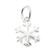 925 Sterling Silver Christmas Snowflake Charms(STER-M119-16S)-1