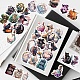 50Pcs Halloween Witch Theme PVC Self-adhesive Cartoon Stickers(STIC-PW0015-01)-5