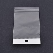 Rectangle OPP Clear Plastic Bags, Clear, 12x8cm, about 100pcs/bag(X-OPC-O002-8x12cm)