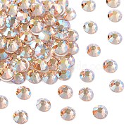 Preciosa&reg MAXIMA Crystal No Hotfix Flatback Stones, Czech Crystal, Dura Foiling, Round(438 11 615 Chaton Rose), 90300 200 Light Peach AB, SS16(3.8~4mm)(Y-PRC-NSS16-90300-200)