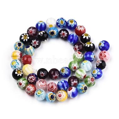 250 Hello Mixed Millefiori HOTSELL Glass Lampwork Oval Spacer Beads 