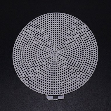 DIYフラットラウンドプラスチックメッシュシート(DIY-WH0258-29)-2