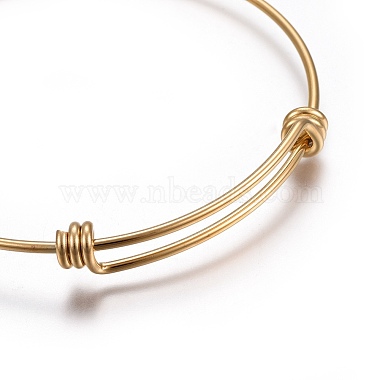 304 Stainless Steel Bangles(BJEW-F357-01G)-2