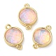 Synthetic Opal Connector Charms(KK-S370-05G-03)-1