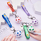 Soccer Keychain Cool Soccer Ball Keychain with Inspirational Quotes Mini Soccer Balls Team Sports Football Keychains for Boys Soccer Party Favors Toys Decorations(JX297A)-5